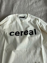 Drew House FW24ドリューハウス cereal Tシャツ 半袖 ホワイト 白 L トップス ジャスティンビーバー ロゴ カジュアル アイスクリーム_画像2