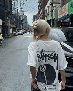 ステューシー 8ボール Tシャツ STUSSY ストゥーシー ホワイト XLサイズ