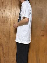 古着 90年代 90s FRUIT OF THE LOOM フルーツオブザルーム TBS プリント Tシャツ カットソー 半袖 アメリカ製 USA製 L 白 ホワイト 大きい_画像8
