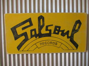 ビンテージサイン木製看板 SALSOUL RECORDS検）レコードレーベルMOTOWNSOULFUNKR&BJAZZSTAXアドバタイジング企業販促USA50s60s70s80s