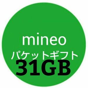 即日対応 マイネオ(mineo)パケットギフト 31GB 31000MB