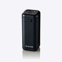 乾電池式モバイルバッテリー 単3形アルカリ乾電池4本でスマートフォンや小型電子機器などを充電できる USB Type-Cケーブル付属: DE-KD02BK_画像2