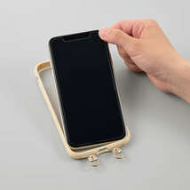 スマートフォン用ショルダーストラップ [&me] リングタイプ 光沢のある組みひもとゴールドの金具で高級感のあるデザイン: P-STSDH2RGBE_画像8