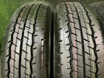 24年製　新車外し　200系ハイエース　195/80R15　4本　ダンロップ　SP175N　195/80R15　107/105S　LT 514-03_画像2