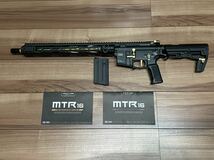 【カスタム品】東京マルイ MTR16 Gエディション G-EDITION ガスブローバックライフル GBB MTR-16 ゴールド _画像1