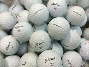 タイトリスト PROV1x　2019年モデル ホワイト 50個 【ロストボール】⑭