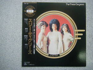  THE THREE DEGREES　 スリー・ディグリース　GOLD DISC 　帯付き