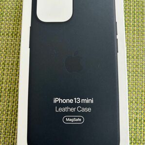 iPhone13mini Apple レザーケース　 ミッドナイト