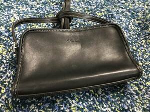 美品★オールドコーチOLD COACH　ショルダーバッグ　ブラック9138