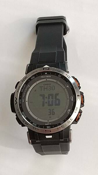 CASIO ソーラー電波時計　PRO TOREK PRW-30-1AJF