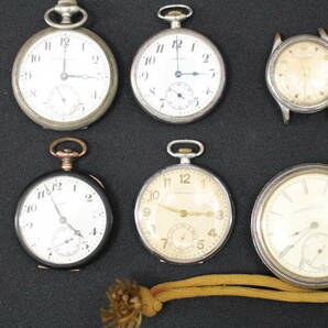 懐中時計 セット おまとめ スイス製 Tavannes Watch アメリカ製 ヴィンテージ アンティーク レトロ 手巻き式 ゼンマイ式の画像1