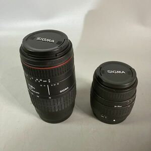 C2-278 SIGMA ZOOM シグマ Cannon用 一眼レフカメラレンズ 2点まとめ 24-70mm/70-300mm DL MACRO SUPER