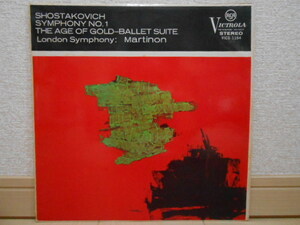 英RCA VICS-1184 マルティノン ショスタコーヴィチ 交響曲第1番 黄金時代 優秀録音盤 MARTINON SHOSTAKOVICH