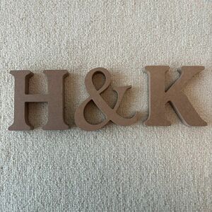 結婚式 イニシャル H & K ウェルカムスペース