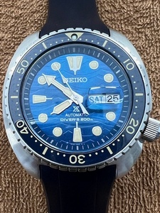 SEIKO　PROSPEX　SAVE THE OCEAN　ダイバーズ200M　自動巻き　SRPE07 [並行輸入品] 　タートル　中古