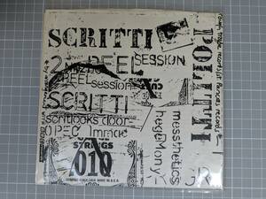 EPレコード スクリッティ・ポリッティ Scritti Politti - 2nd Peel Session 1979年 RT-034