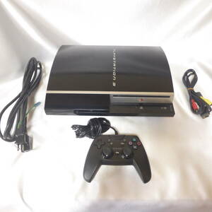  prompt decision * working properly goods #PS3 body CECHL00 FW4.66 HDD80GB* black * controller attaching #239