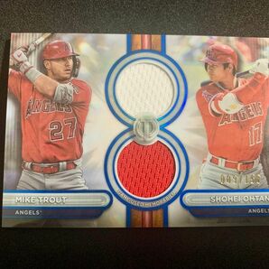 大谷翔平　トラウト　2024 topps Dual Patch 150枚限定