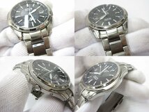 ☆CITIZEN シチズン アテッサ エコドライブ 電波ソーラー H410-T005870 中古 現状稼働品 メンズ 腕時計☆_画像5