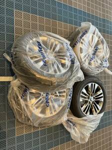 *[ new car removing ][ ultimate beautiful goods ] Alphard 40 series original aluminium wheel tire set 4ps.@225/60/R18 18 -inch prompt decision equipped *