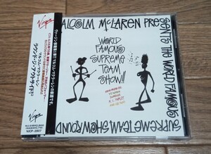 マルコム・マクラーレン MALCOLM McLAREN & WORLD'S FAMOUS SUPREME TEAM 帯付CD「ROUND THE OUTSIDE! 2」STUSSY シュプリーム元ネタ promo