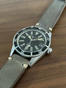 34o Lynn Piaa Orient we k Lee diver hand winding type wristwatch operation goods 