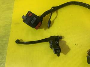 Z400GP 純正 左スイッチ クラッチレバー ASSY 中古品 ペイント クラッチホルダー Z550GP