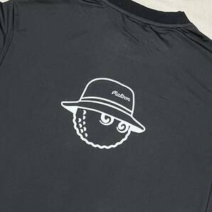 新品 Malbon Golf ゴルフ 半袖モックシャツ ブラック ｌ マルボン メンズの画像1