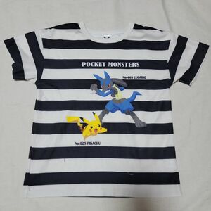 ポケモン　ポケットモンスター　男の子　半袖Tシャツ　ボーダー