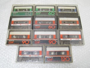IWW-7448S　SONY カセットットテープ 11本セット AHF BHF CHF