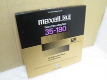 IWW-7462S　maxell 10号 オープンリールテープ メタルリール XLⅡ EE 35-180 美品_画像1