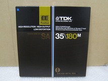 IWW-7469S　TDK 10号 オープンリールテープ メタルリール SA 35/180M EEポジション 美品_画像2