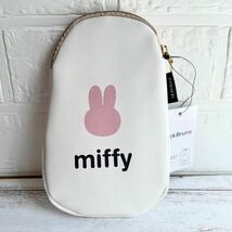 ミッフィー　miffy　ダイカット　ポーチ ピンク　モコモコ　可愛い　新品未使用_画像2