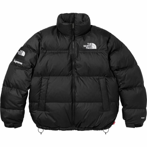 Mサイズ　Supreme x The North Face Split Nuptse Jacket "Black 黒　ヌプシ　