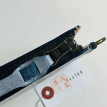 【浅草革具】フルグレインブライドルレザー メンズ 財布 長財布 コンパクト財布 牛革 ヌメ革 一円 ハンドメイド コインケース 青_画像5