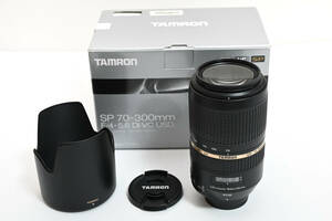 ■良品　TAMRON タムロン SP 70-300mm F4-5.6 Di VC USD (Model A005) 　ニコンＦマウント フルサイズＦＸ用