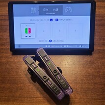 Nintendo Switch　ジョイコン　クリアパープル　動作確認済 カスタム品_画像2