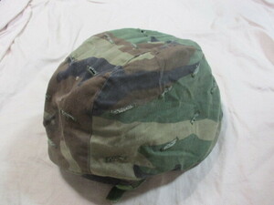 #3326 米軍フリッツヘルメット用カバー サイズ:M/L共用 ウッドランド