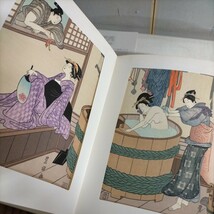 手摺木版浮世絵 三枚続逸品集 全20巻中4、19巻欠品 54図 木版画 歌川豊国 国貞 歌麿 彩色 美人画△古本/未検品未清掃/ノークレーム_画像10