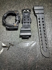 【1,000円スタート】CASIO G-SHOCK 交換用ベゼル 黒ブラックフロッグマン　程度良好　他にも出品していますので閲覧いただけたら幸甚です