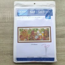 【送料無料・匿名配送】クロスステッチキット Beers ビール ボトルシリーズ 14CT 77×36cm 布に図案印刷なし 刺繍_画像2