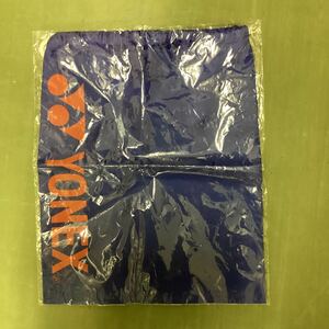 新品未使用　YONEX ヨネックス　シューズバッグ　巾着　バッグ　33cm×42cm バドミントン　テニス　青