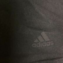 adidas アディダス 長袖Tシャツ ロンT 長袖 スエット　メンズ　サイズXO 黒_画像6