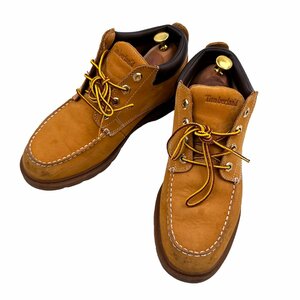 Timberland ティンバーランド オックスフォードシューズ モックトゥ チャッカブーツ 革靴 サイズ 26cm/ブラウン キャメル系/メンズ