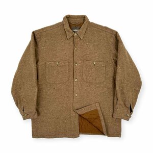 cacharel homme キャシャレル シャツジャケット CPO カバーオール 裏地付き 48/ベージュ ビンテージ