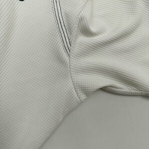 adidas GOLF アディダス ゴルフ BD ボタンダウン 半袖 ポロシャツ ドライ Lサイズ /ホワイト×ブラック メンズ スポーツの画像8