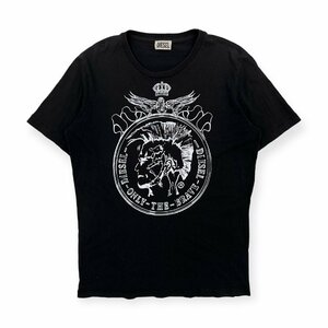 DIESEL ディーゼル BIGデザイン 半袖Tシャツ カットソー サイズ S/黒 ブラック ディーゼルジャパン(株)代理