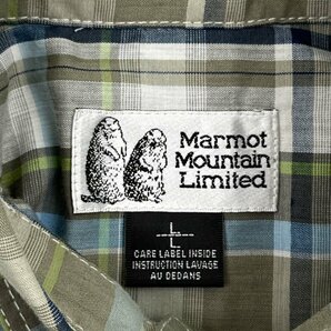 ラッコタグ復刻◆Marmot Mountain Limited マーモット チェック BD ボタンダウン ポケット付き シャツ L/アウトドアの画像4