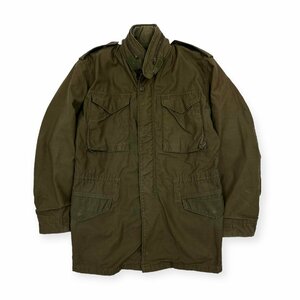 激渋!!◆80s ビンテージ US.ARMY 米軍 M-65 フィールドジャケット /S - LONG/メンズ/カーキ/DLA100-82-C-0576/米軍実物/GENERALジッパー