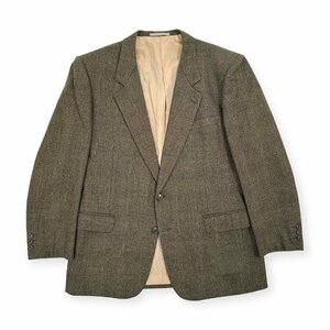 TRUSSARDI トラサルディ チェック柄 ウール 2B テーラードジャケット ブレザー 100-88-175 / メンズ ビンテージ 松坂屋